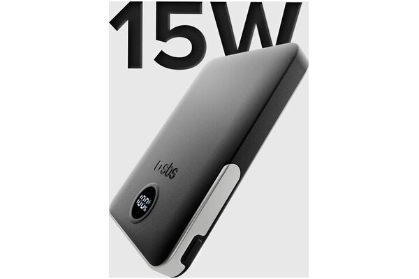 Powerbank SBS TEBB5000MAGSTAND 5000mAh 20.0W czarny