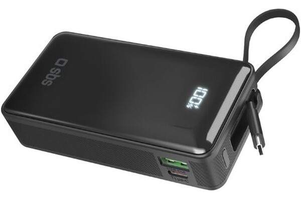 Powerbank SBS TTBB10000LCDTCPD20K 10000mAh 22.5W czarny