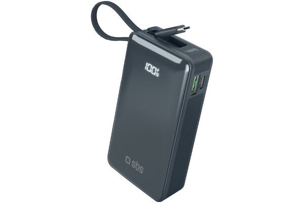 Powerbank SBS TTBB10000LCDTCPD20B 10000mAh 22.5W niebieski
