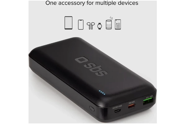 Powerbank SBS TTBB20000PD20K 20000mAh 20.0W biały