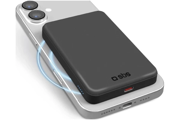 Powerbank SBS TEBB5000QI2 5000mAh 20.0W czarny