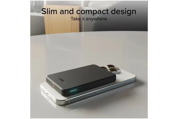 Powerbank SBS TEBB5000QI2 5000mAh 20.0W czarny