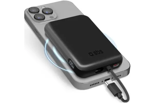 Powerbank SBS TEBB5000TCMAG 5000mAh 20.0W czarny