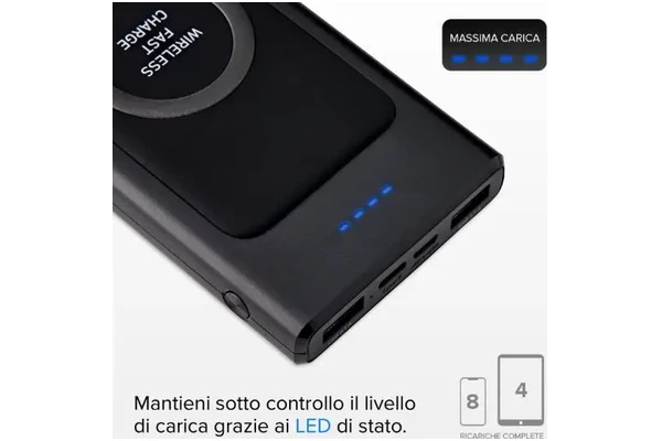 Powerbank SBS TEBB10000WIRCK 10000mAh 10.0W czarny