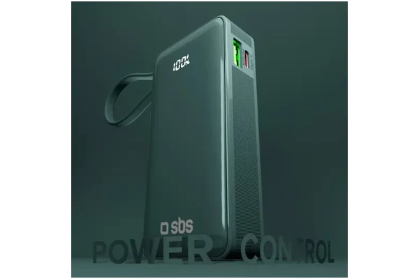 Powerbank SBS TTBB10000LCDTCPD20A 10000mAh 225.0W Cyjan