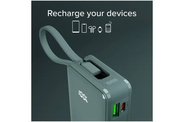 Powerbank SBS TTBB10000LCDTCPD20A 10000mAh 225.0W Cyjan