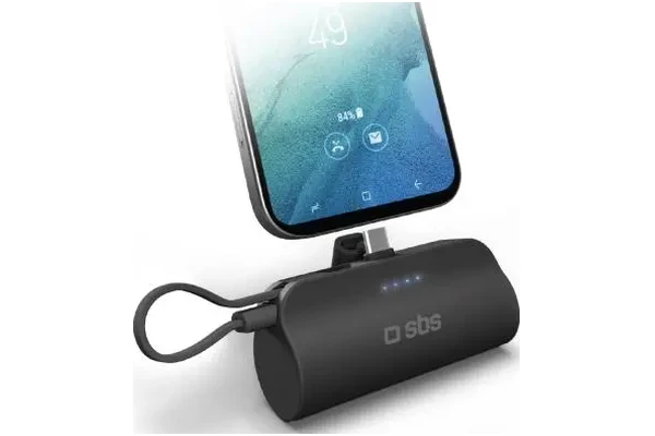 Powerbank SBS TEBB5000PLUGCK 5000mAh 12.0W czarny