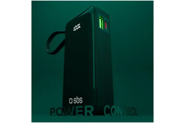 Powerbank SBS TTBB10000LCDTCPD20G 10000mAh 225.0W zielony