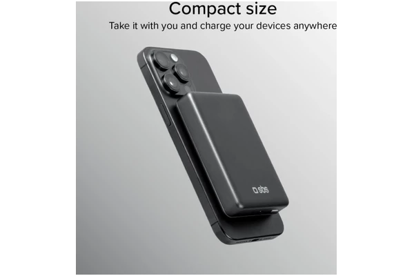 Powerbank SBS TEBB10000MAGSLIM 10000mAh 20.0W szary