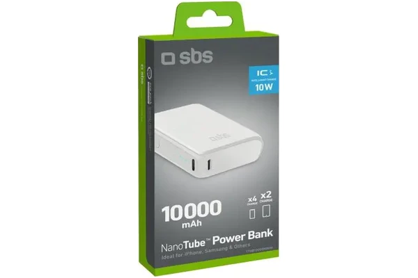 Powerbank SBS TTBB10000MINIW 10000mAh 10.0W czarny