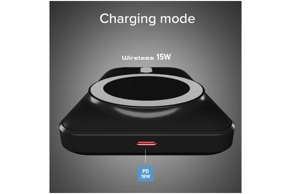Powerbank SBS TTBB10000FANMAG 10000mAh 18.0W czarny