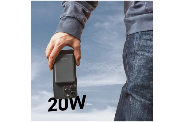 Powerbank SBS TEBB5000MAGSLIM 5000mAh 20.0W szary