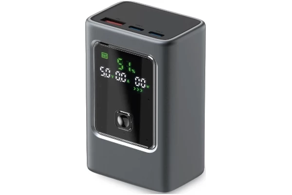 Powerbank SBS TTBB10000LCDPD35 10000mAh 35.0W grafitowy