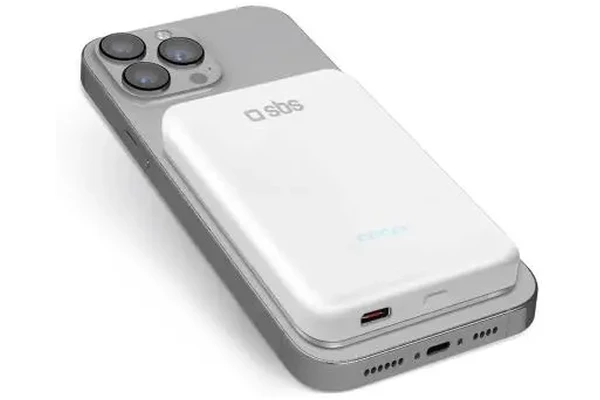 Powerbank SBS TEBB5000MAGSPD20W 5000mAh 20.0W biały