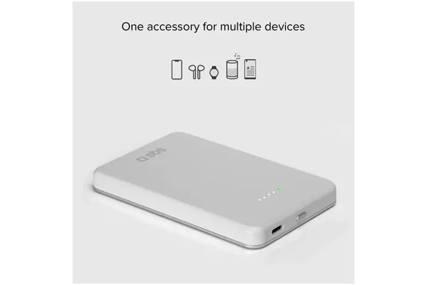 Powerbank SBS TEBB5000MAGSPD20W 5000mAh 20.0W biały