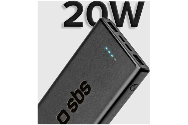 Powerbank SBS TTBB10000FASTPD20K 10000mAh 20.0W czarny