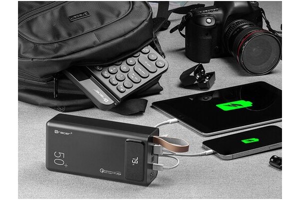 Powerbank Tracer Magni 50000mAh 22.5W czarny