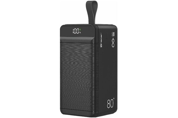 Powerbank Tracer Vouge-8 80000mAh 22.5W czarny