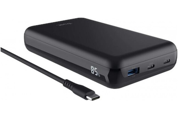 Powerbank Trust Laro 20000mAh 100.0W czarny