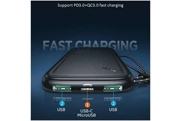 Powerbank USAMS 10KCD15102 10000mAh 225.0W biały