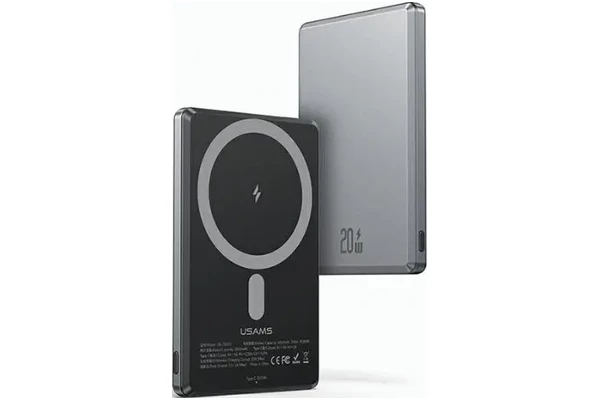 Powerbank USAMS 10KCD22001 5000mAh 20.0W szary