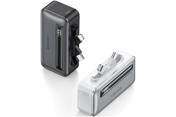 Powerbank USAMS US-CD233 4500mAh 20.0W srebrny