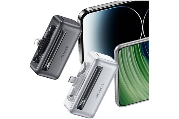 Powerbank USAMS US-CD233 4500mAh 20.0W srebrny