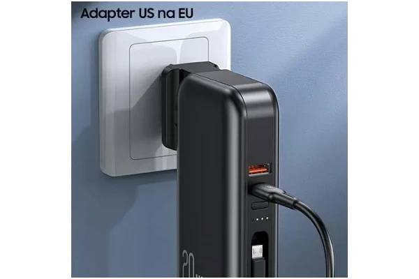 Powerbank USAMS PB63 10000mAh 20.0W czarny