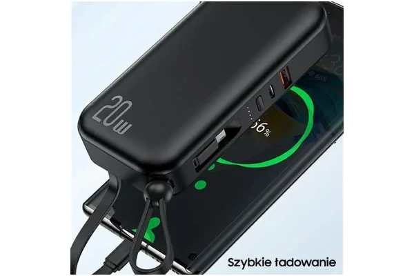 Powerbank USAMS PB63 10000mAh 20.0W czarny