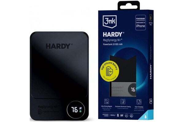 Powerbank 3MK MagSynergy 10000mAh 15.0W czarny