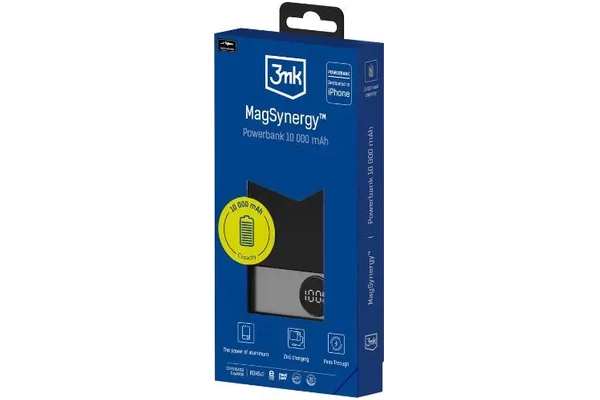 Powerbank 3MK MagSynergy 10000mAh 18.0W grafitowy