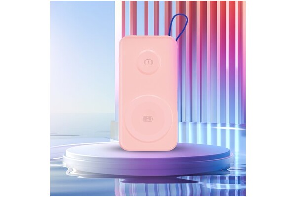 Powerbank 3MK PastelUP 10000mAh 22.5W różowy