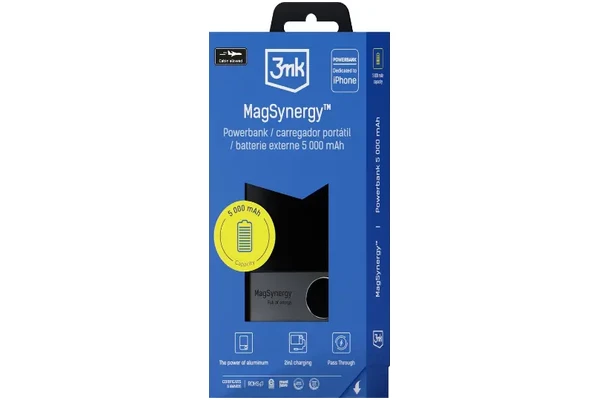 Powerbank 3MK MagSynergy 5000mAh 18.0W grafitowy