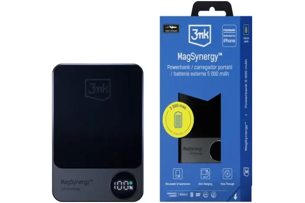 Powerbank 3MK MagSynergy 5000mAh 18.0W grafitowy
