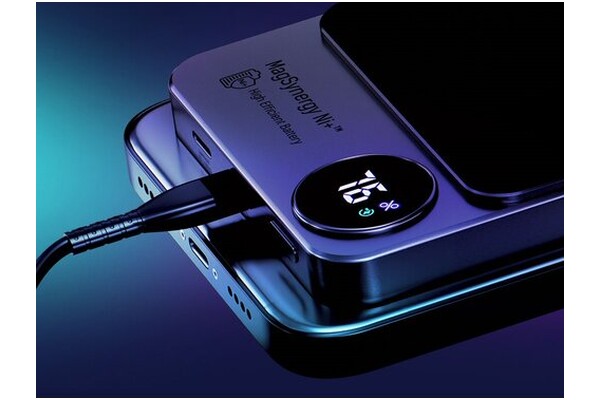 Powerbank 3MK MagSynergy 10000mAh 15.0W czarno-szary
