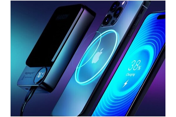 Powerbank 3MK MagSynergy 10000mAh 15.0W czarno-szary