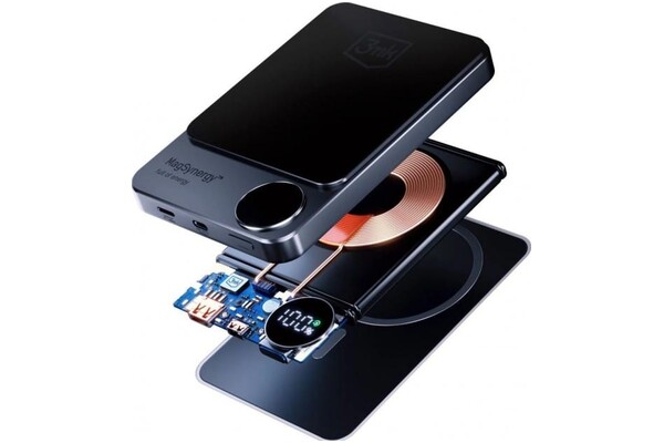 Powerbank 3MK MagSynergy 5000mAh czarny