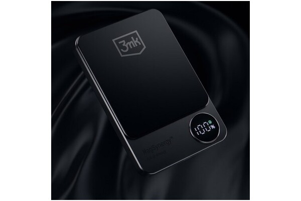Powerbank 3MK MagSynergy 10000mAh 18.0W czarno-szary