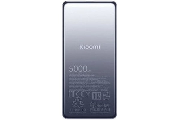 Powerbank Xiaomi BHR9535GL BHR9535GL 5000mAh 20.0W szary
