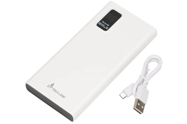Powerbank Extralink EPB-067W 10000mAh 22.5W biały