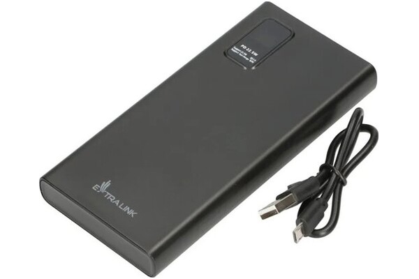 Powerbank Extralink EPB-067B 10000mAh 22.5W czarny