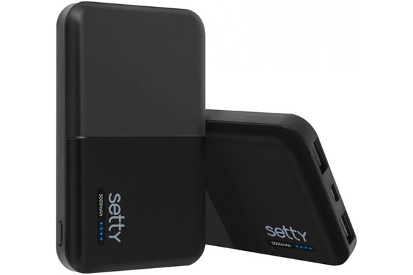 Powerbank Setty GSM043159 5000mAh 12.0W czarny