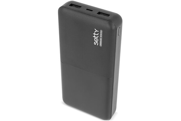 Powerbank Setty SPB-20 20000mAh 12.0W czarny