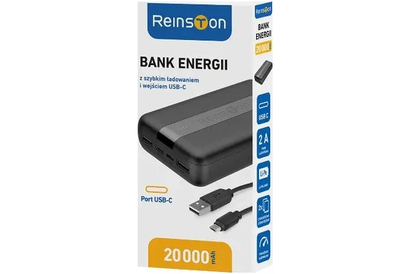 Powerbank Reinston EPB027 20000mAh czarny