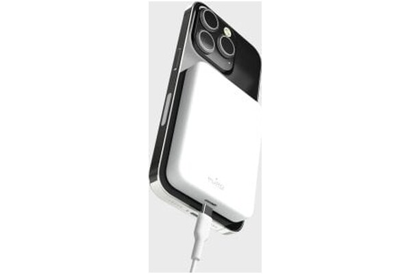 Powerbank PURO Slim PowerMag 4200mAh 15.0W biały