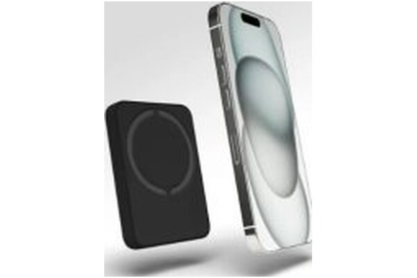 Powerbank PURO Mini PowerMag 4000mAh 15.0W czarny