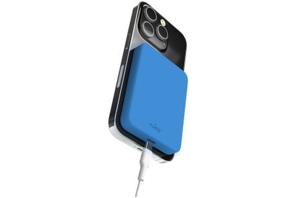 Powerbank PURO Mini PowerMag 4200mAh 15.0W niebieski