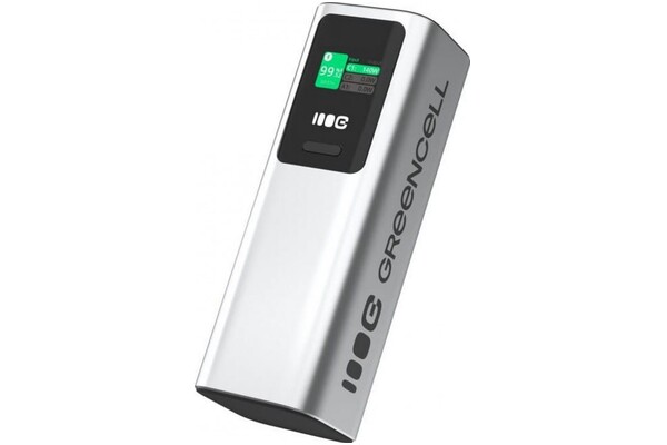 Powerbank Green Cell PowerPlay Ultra 25200mAh 140.0W srebrny