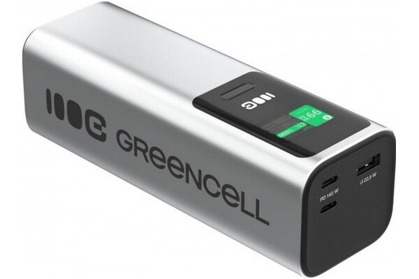 Powerbank Green Cell PowerPlay Ultra 25200mAh 140.0W srebrny