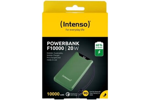 Powerbank INTENSO F10000 10000mAh 20.0W zielony